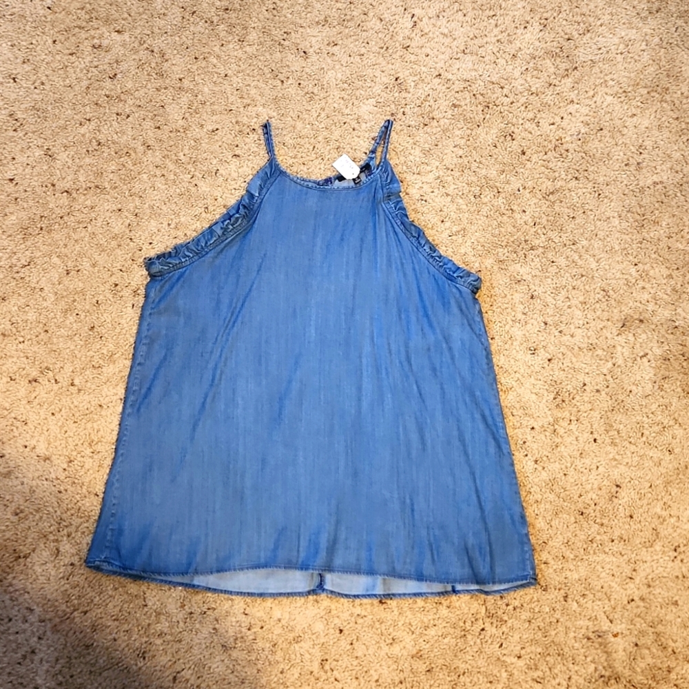 Denim Halter Top